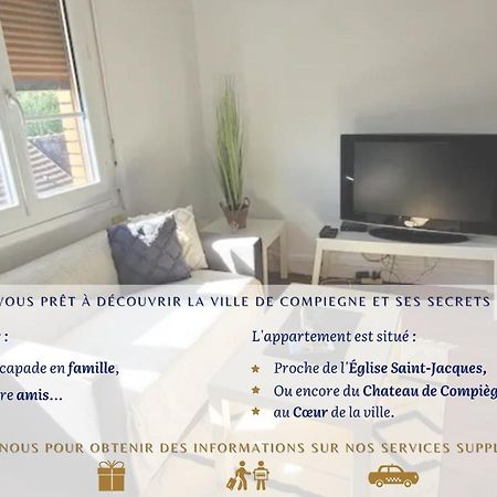 L'Ensoleille De Compiegne - Lumineux & Spacieux מראה חיצוני תמונה